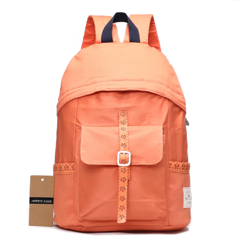 AnnaMouler Fashion Lace Backpack Orange