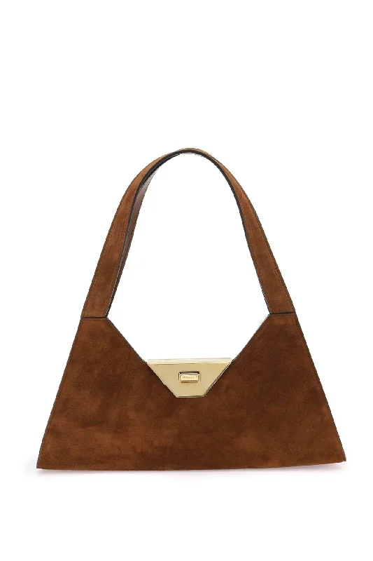 Bally suede trilliant shoulder bag