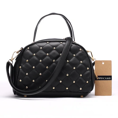 Brand New Small Rivet Ladies Crossbody Bag Black