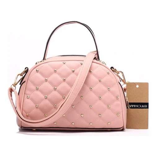 Brand New Small Rivet Ladies Crossbody Bag Pink