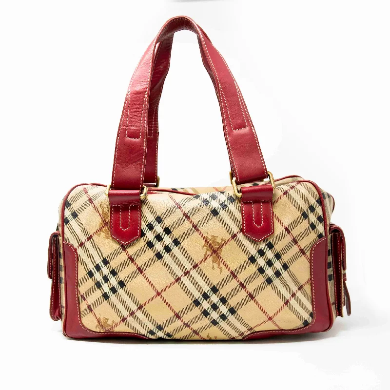 Burberry Red Nova Check Bag