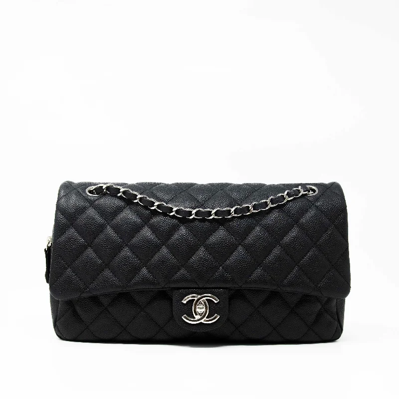 Chanel Black Jumbo Easy Flap