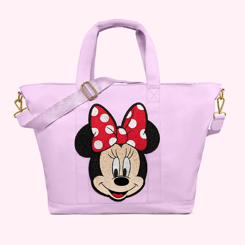 Classic Grape Tote with Jumbo Minnie Patch