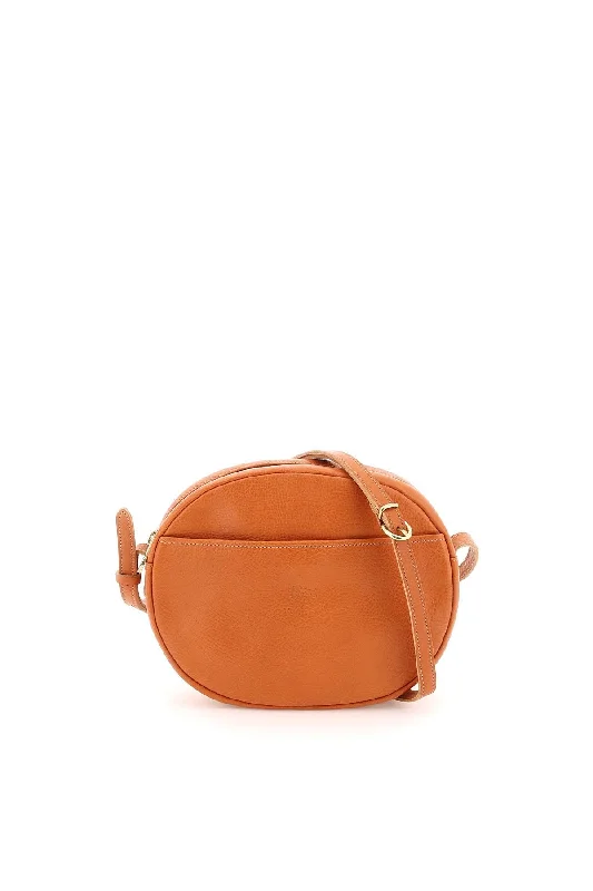 Il bisonte grained leather crossbody bag