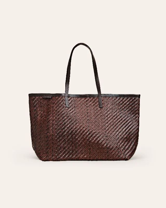 ISAI Umber Twill Shopper