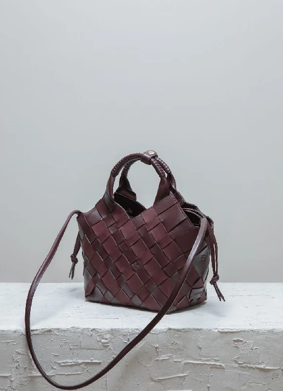 MISU Dark Maroon Mix Shoulder bag