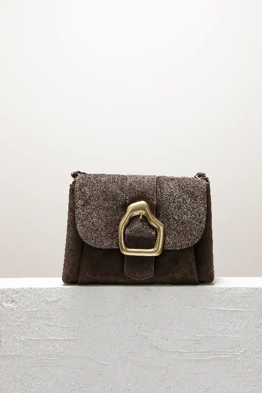 NAMI Ebony Suede Shoulder bag