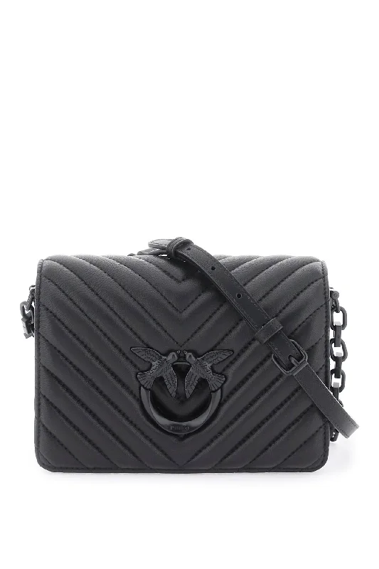 Pinko mini love bag click big chevron