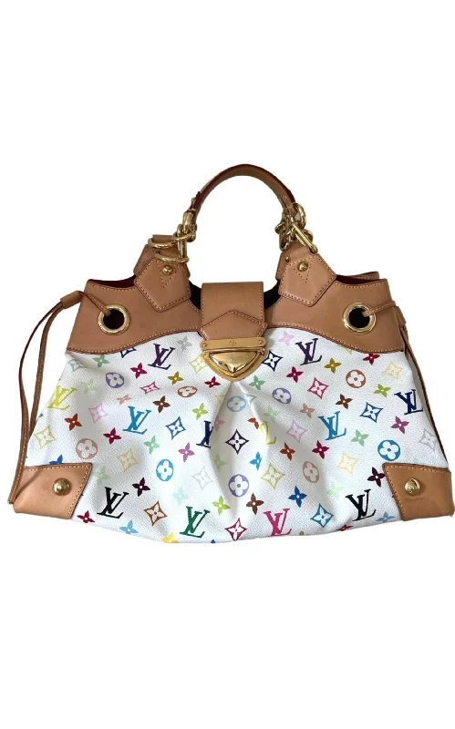 White Multicolor Monogram Canvas Ursula Bag