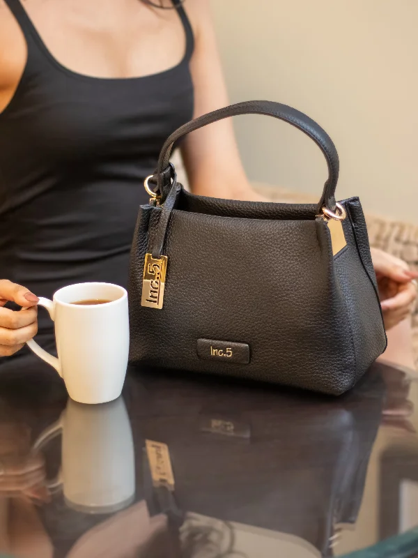 Women Black Solid Shoulder Bag