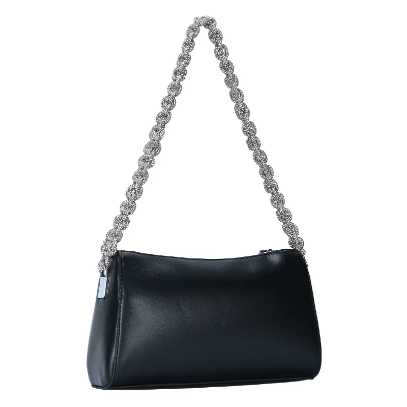 BGS7244 Cara Crystal Braided Strap Shoulder Bag