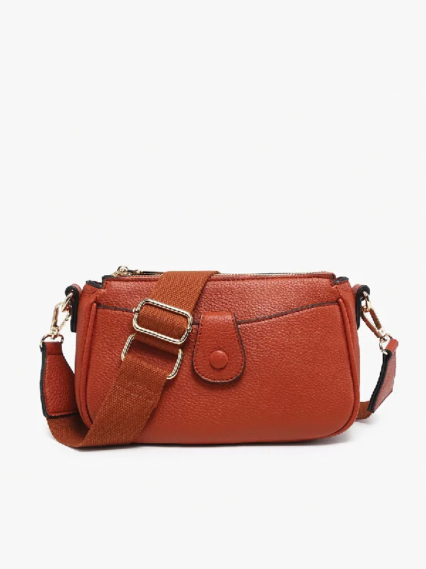 Kallie Vegan Snap Front Crossbody