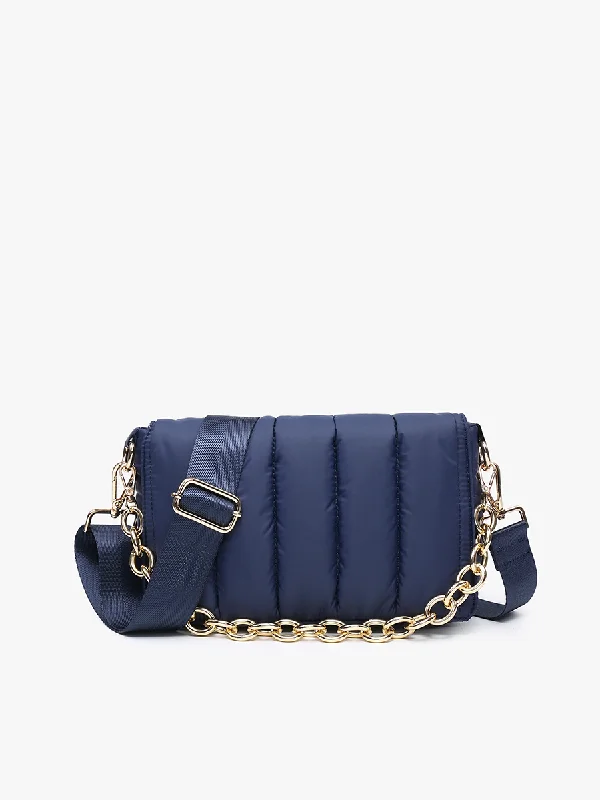 Lala Vegan Quilted Chain Crossbody