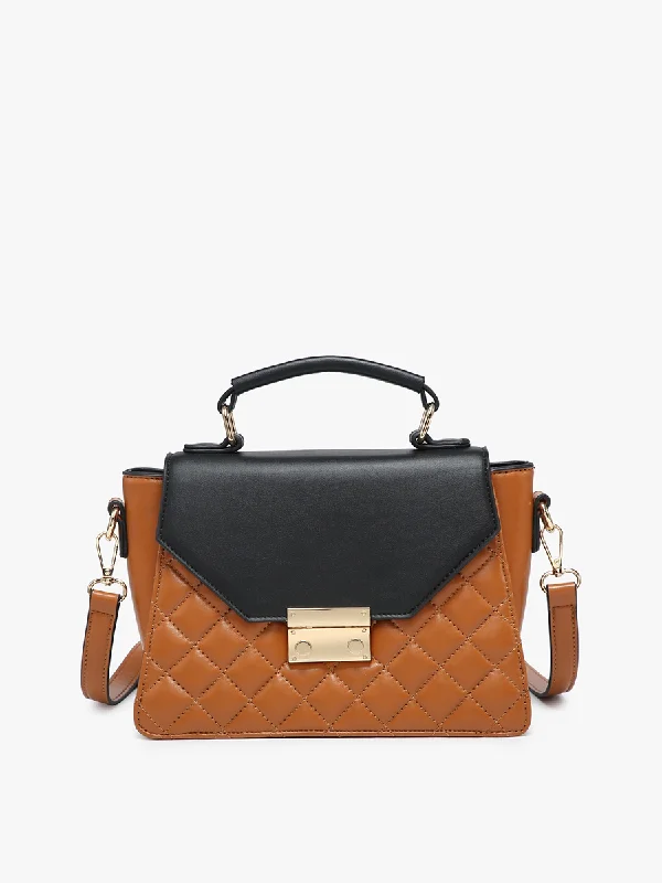 Lou Vegan Square Quilted Crossbody