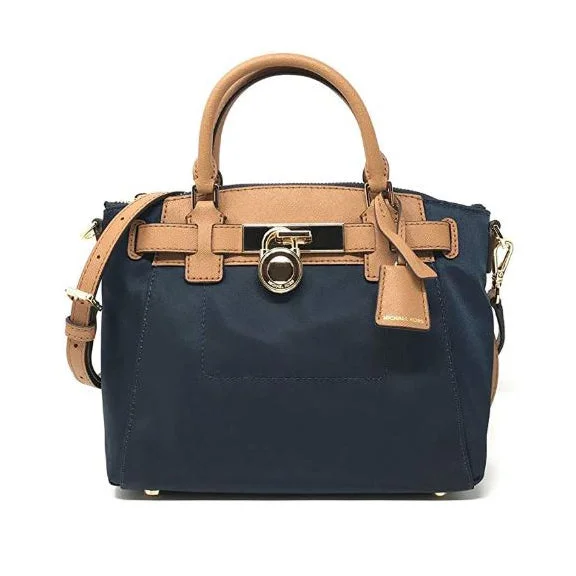 Michael Kors Hamilton Nylon MD Messenger Navy (35T8GXNM2C)