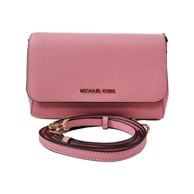 Michael Kors Jet Set MD Conve Pouchtte Crossbody Bag Misty Rose (35T8GTTU2L)