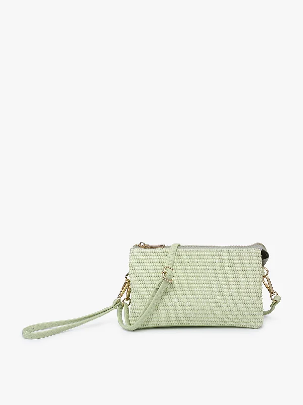 Riley Vegan Straw Crossbody