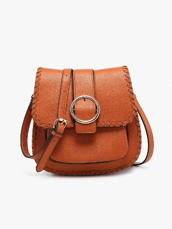 Sandra Vegan Buckle Crossbody